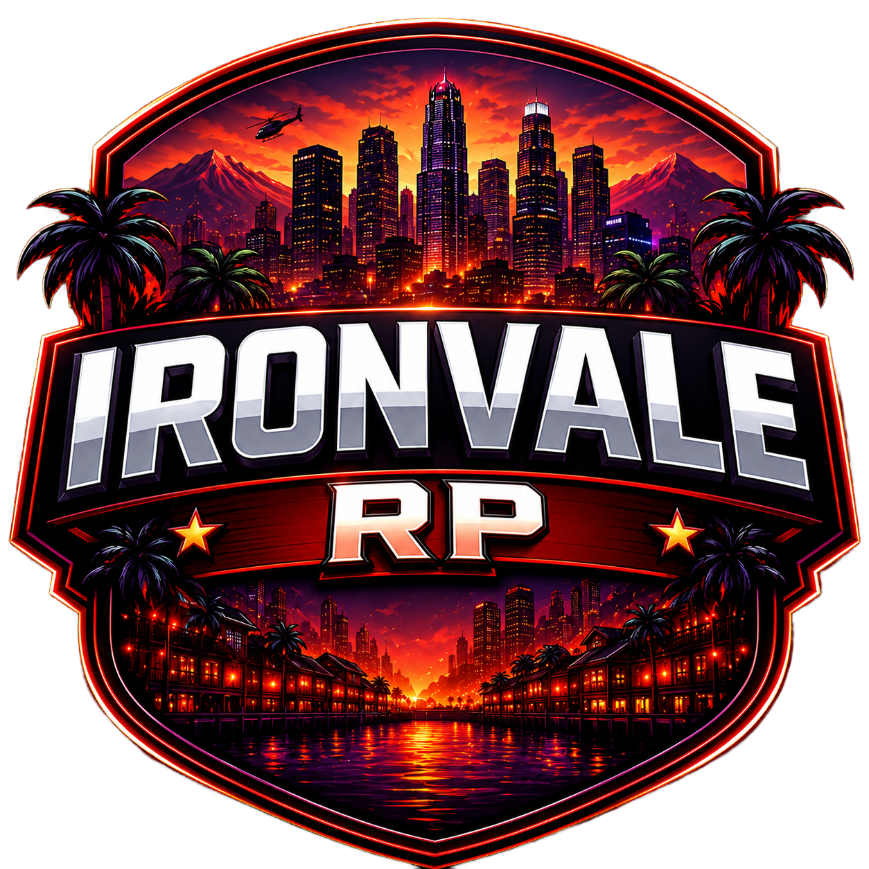 Ironvale RP badge logo